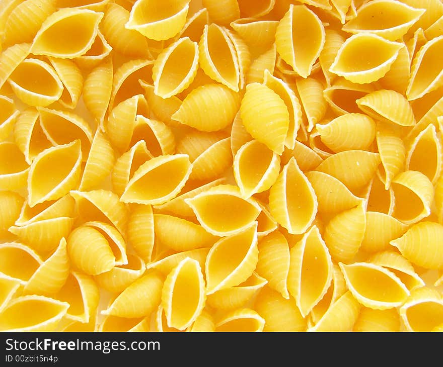 Pasta can be used as background