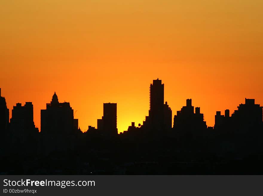 Manhattan at Sunset