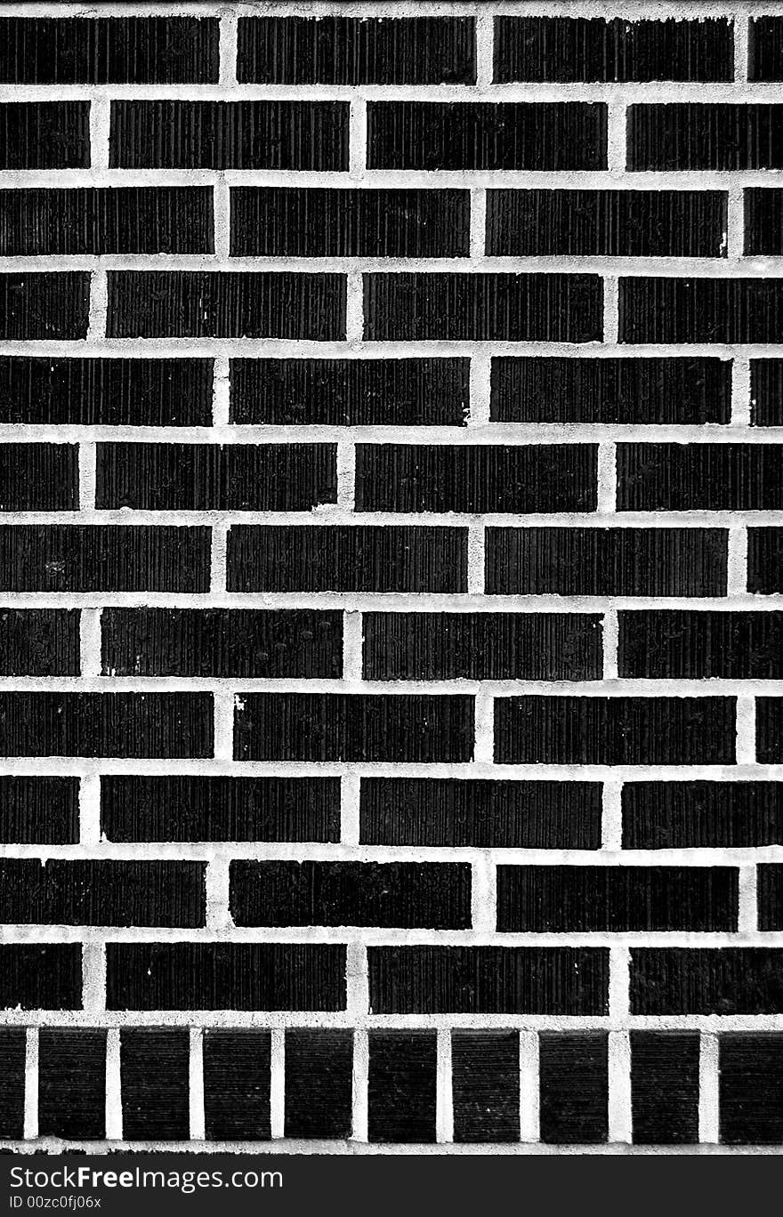 Black Brick Wall