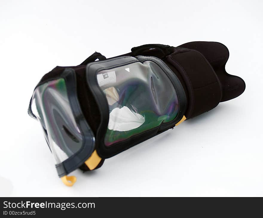 Professional camera rain bag at white background