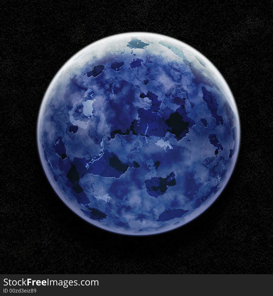 Blue Ice Planet