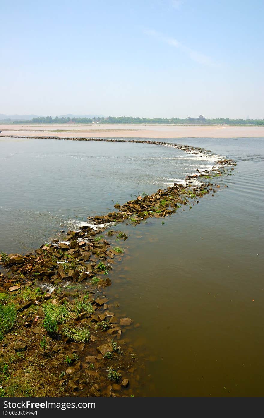 Three river flow together at leshan. Three river flow together at leshan