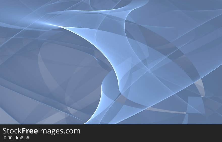 Abstract blue 3d rendered background. Abstract blue 3d rendered background