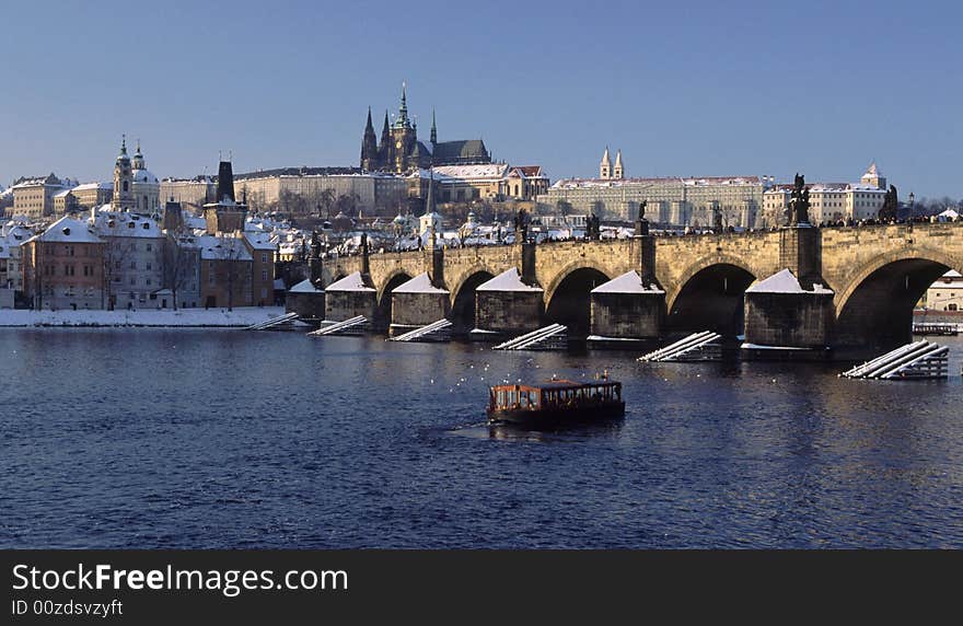 Historical town and castle  in Czech republic. Historical town and castle  in Czech republic.