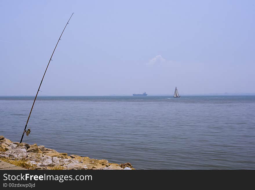 Fishing in Lisbon