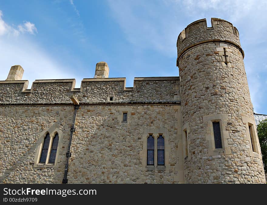 Castle Walls And Tower