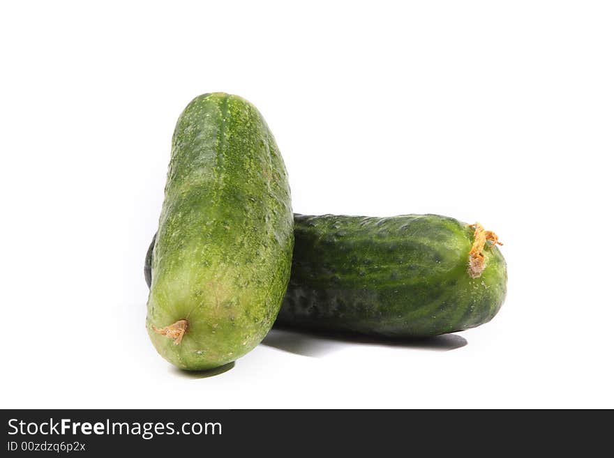 Cucumbers Isolated