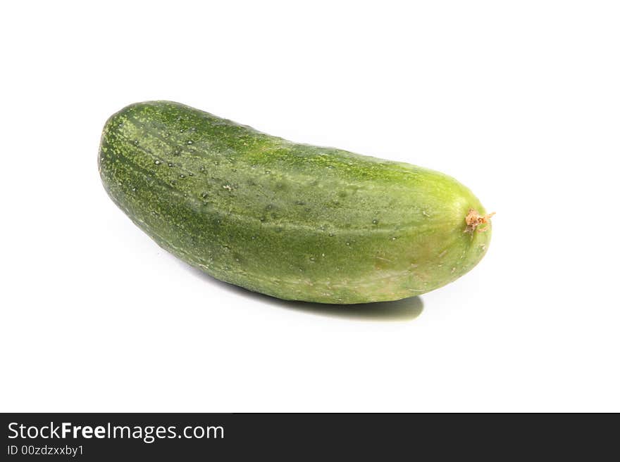 Cucumbers isolated on a white background