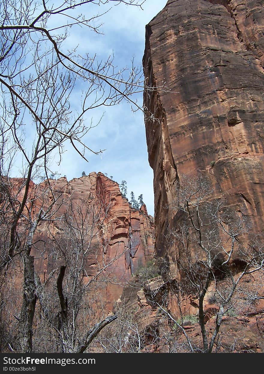 Red Rock Cliffs