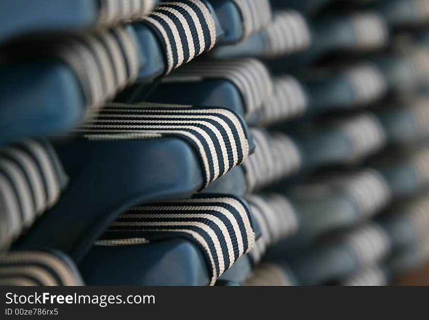 Stacked Beach Chairs