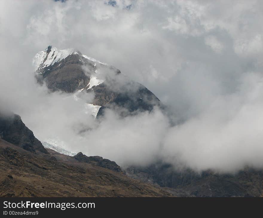 Peak-a-boo Peruvian Mountains