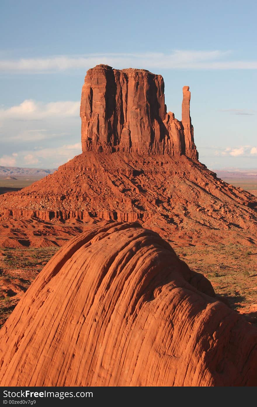 Famous landmark Monument Valley. Arizona. USA