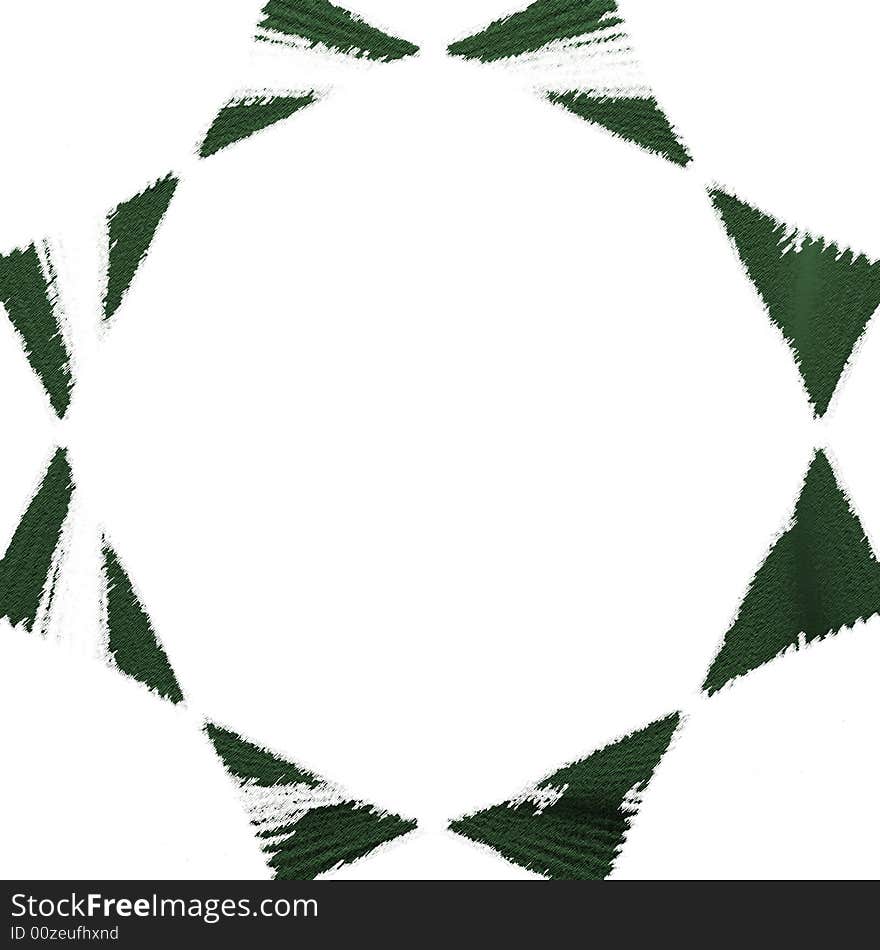 This is a green spatter geometric frame with white space. This is a green spatter geometric frame with white space.