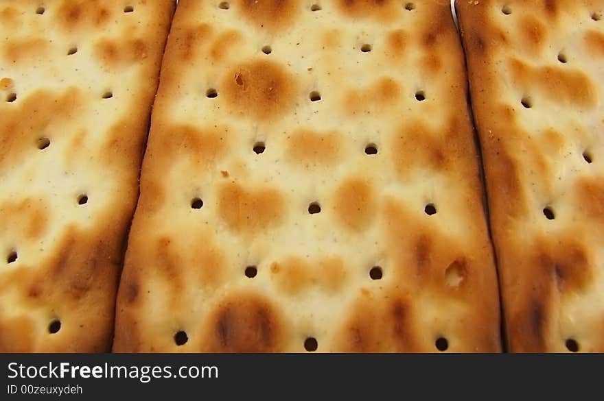 An isolated crackers cookies texture image. An isolated crackers cookies texture image.