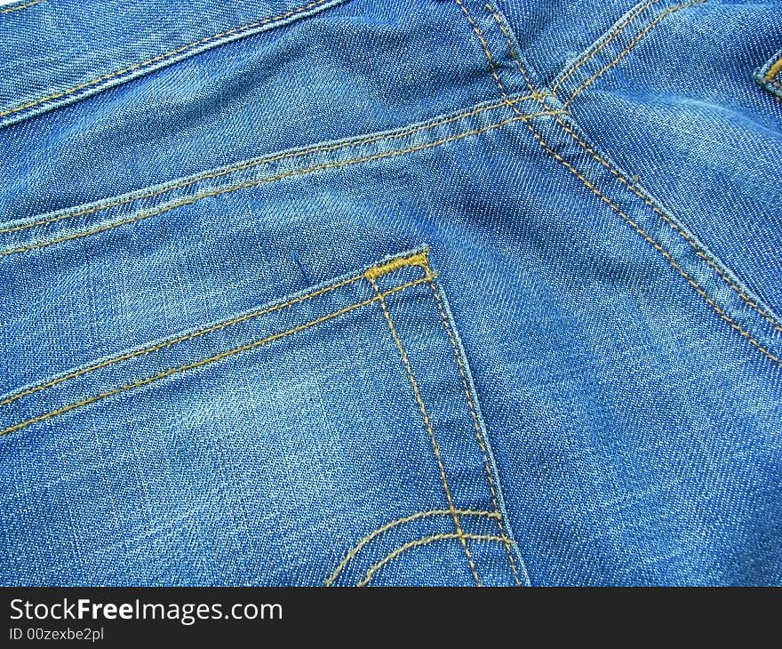 Texture image of blue Jeans. Texture image of blue Jeans.