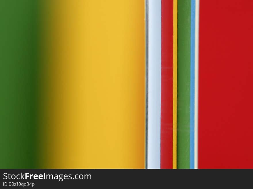 A glass with a simple  green - yellow - red color background. A glass with a simple  green - yellow - red color background