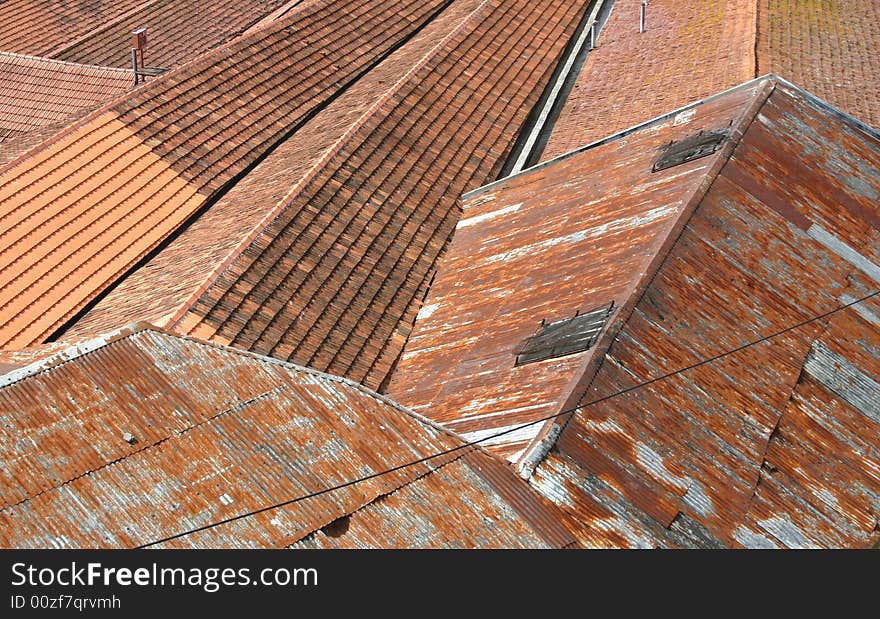 Big roofs for wine cellar