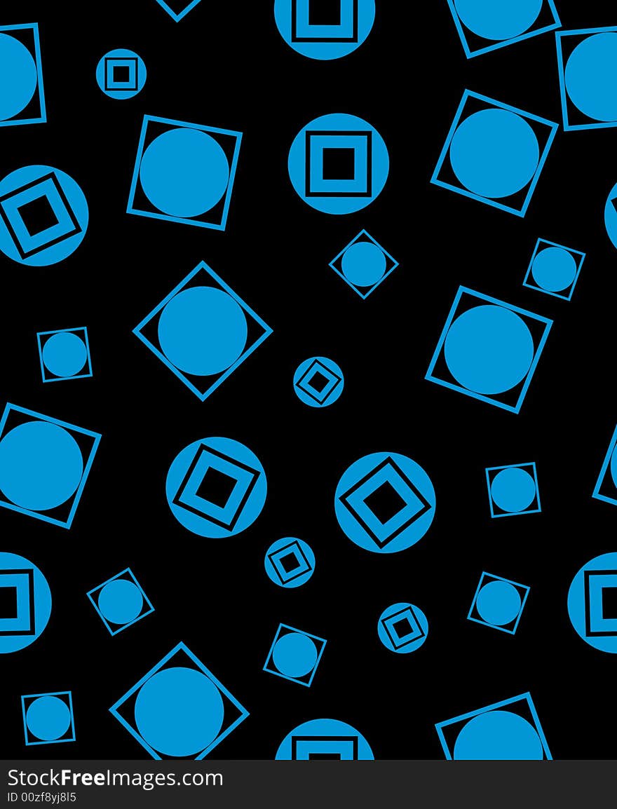 Blue-black Background. Vector Illustration