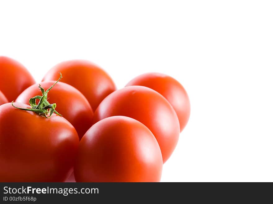 Closeup abstract colorful tomato background