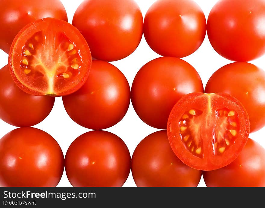 Closeup abstract colorful tomato background. Closeup abstract colorful tomato background