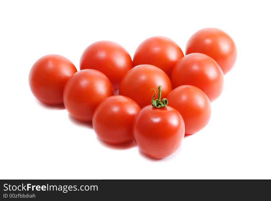 Isolated tomato