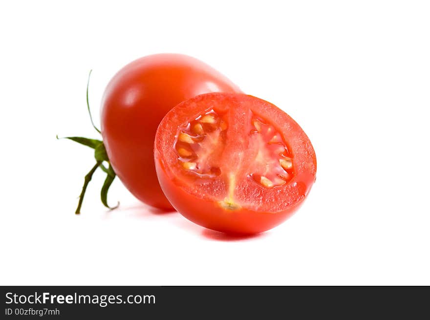 Isolated tomato