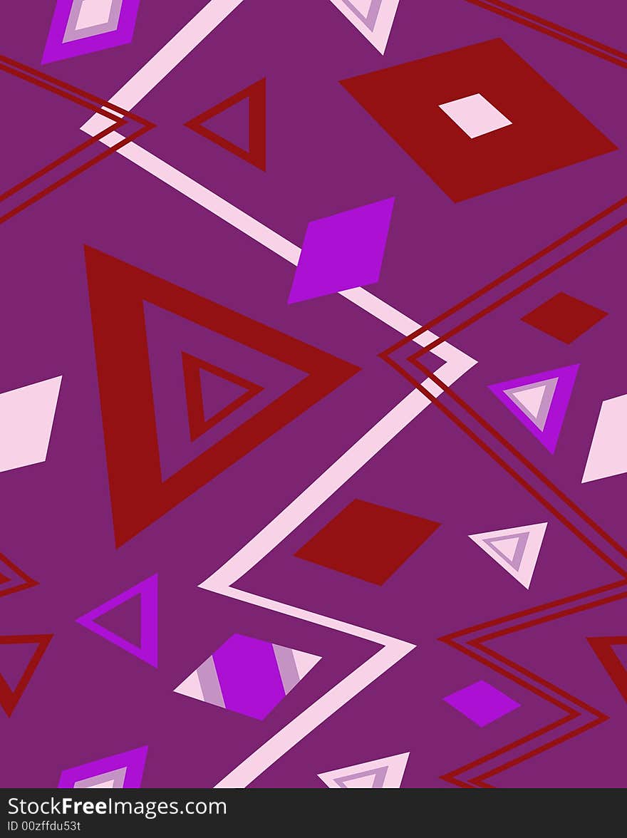 The Sample Of A Background With Triangles. Vector