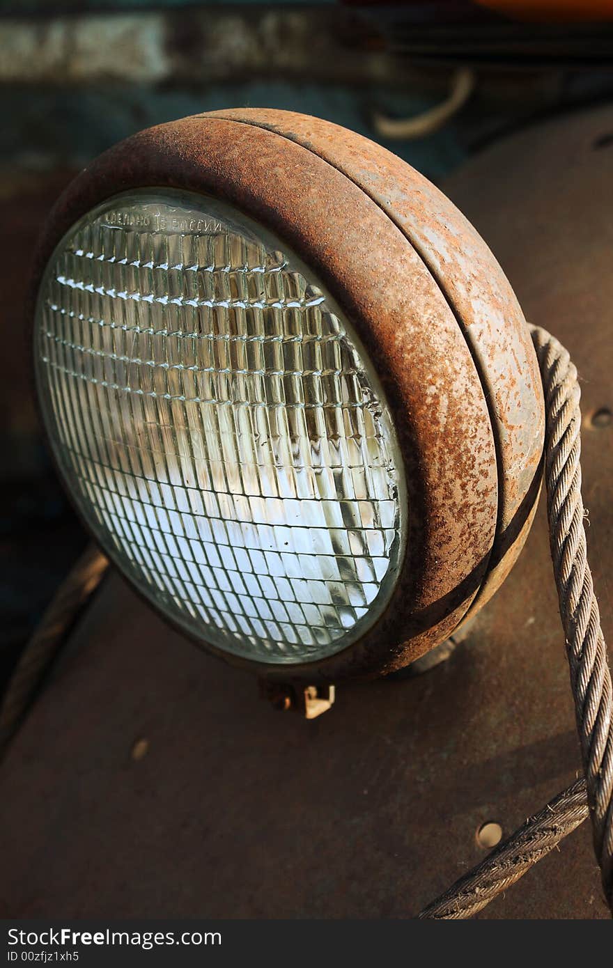 Rusty headlight