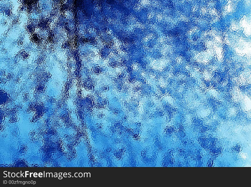 Icy christmas background. Fresh, blue, positively bright