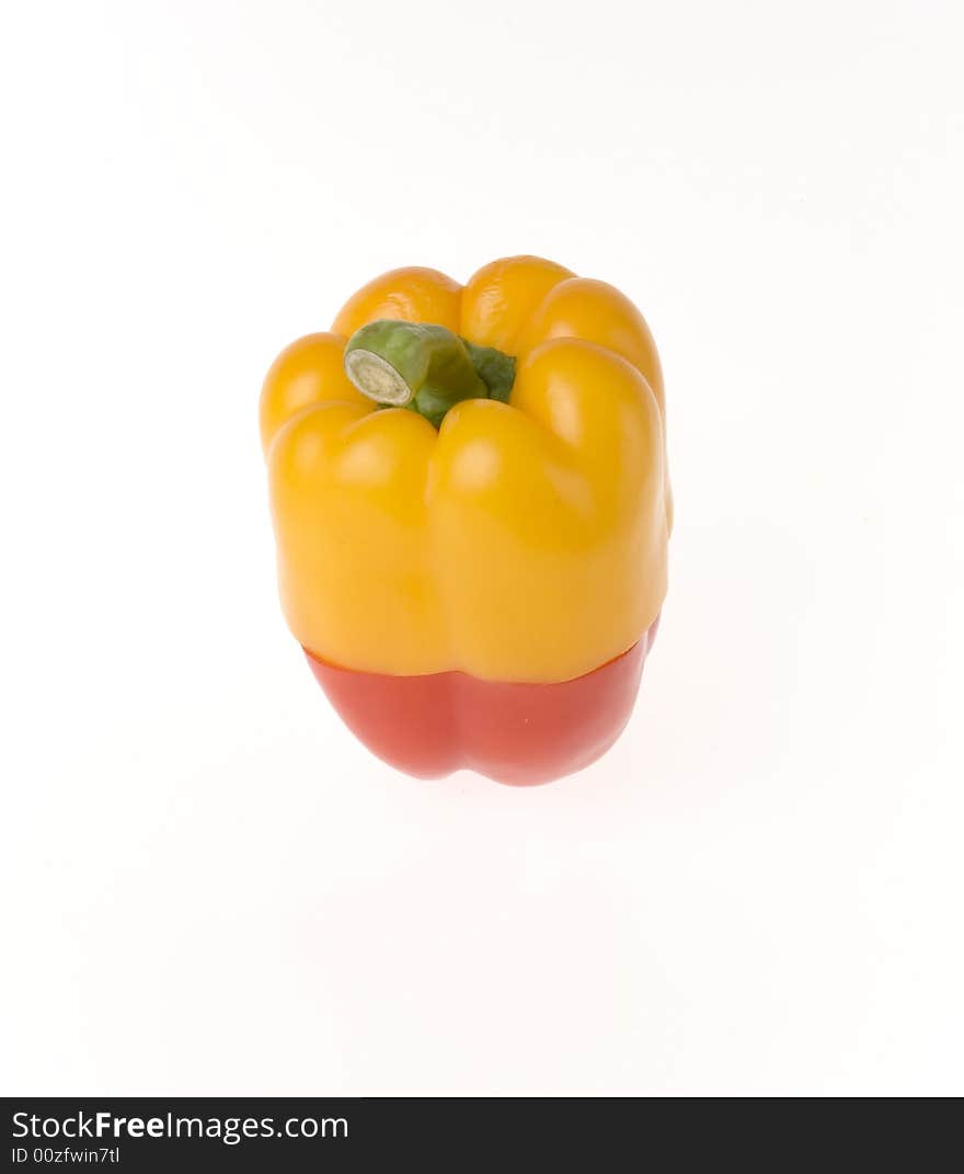 Yellow-red sweet pepper