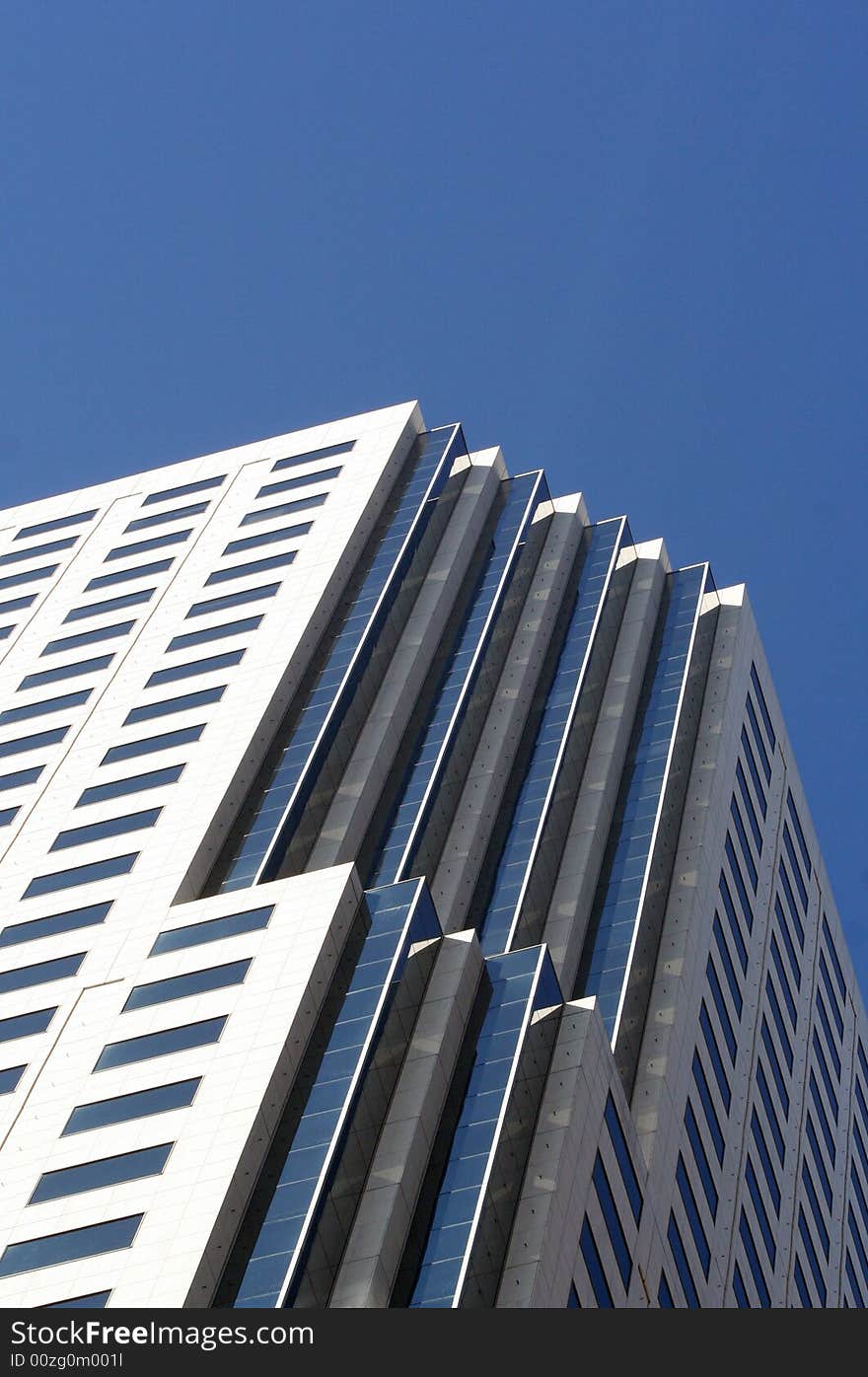 Looking up at a tall building in  San Francisco. Looking up at a tall building in  San Francisco.