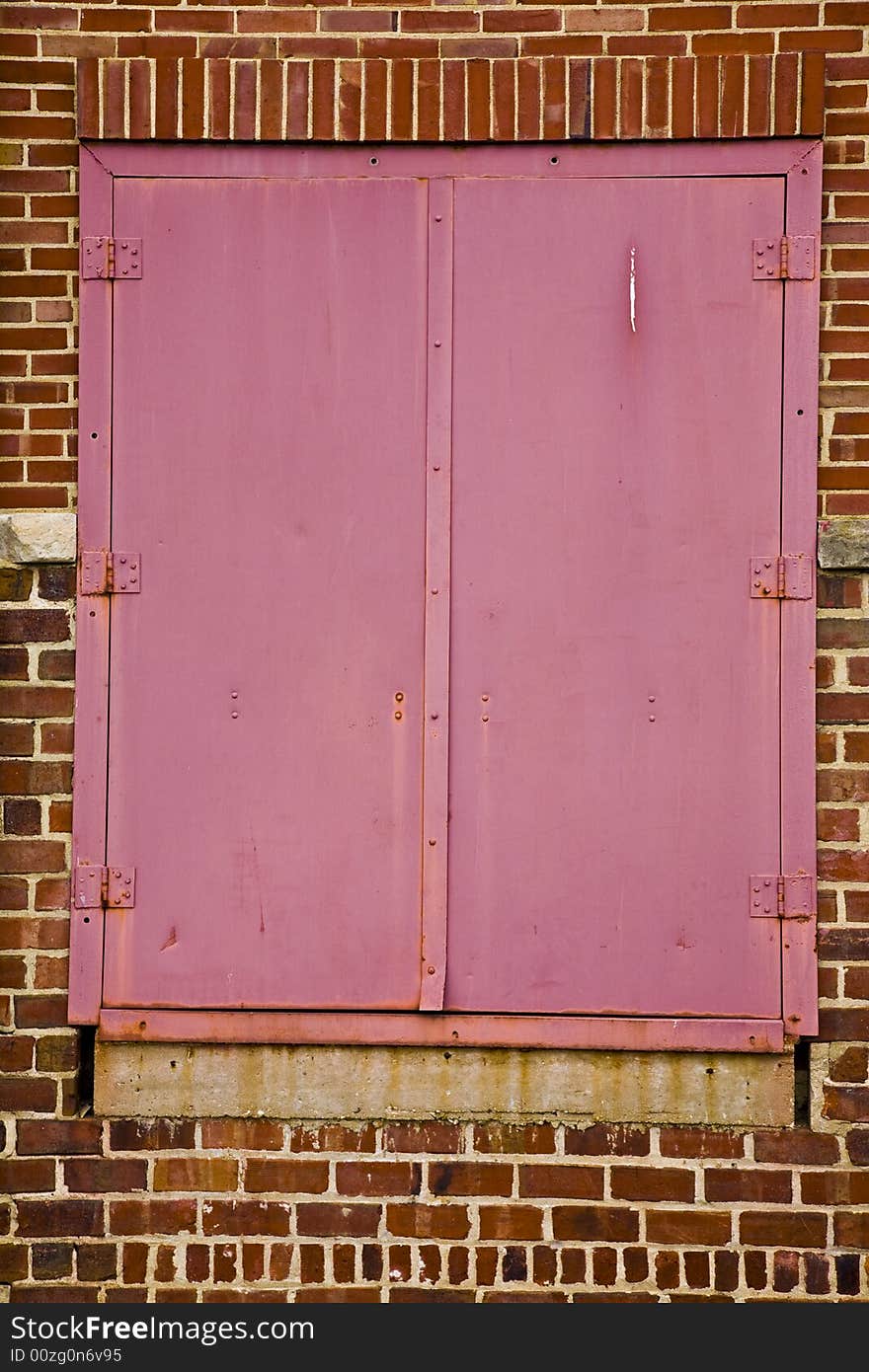 Metal Receiving Entrance for Shops. Metal Receiving Entrance for Shops