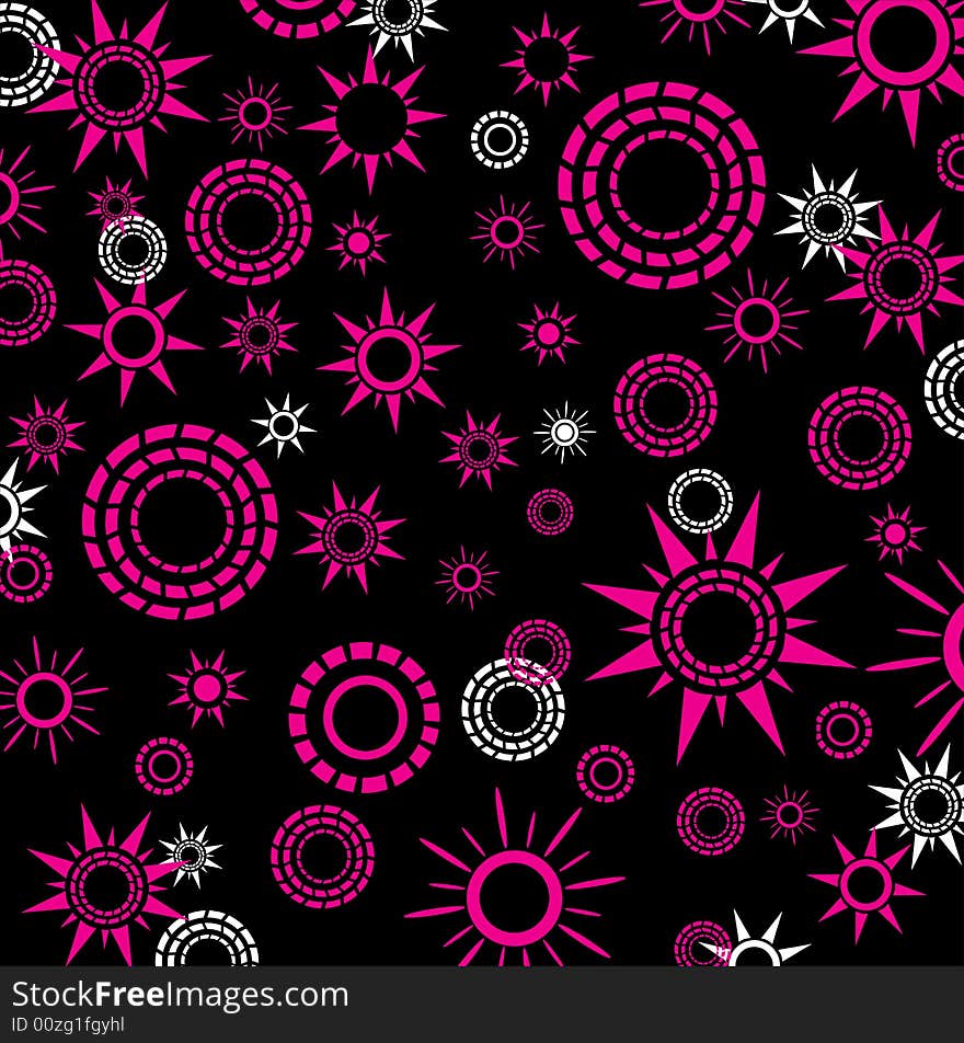 Texture with stars.Vector.