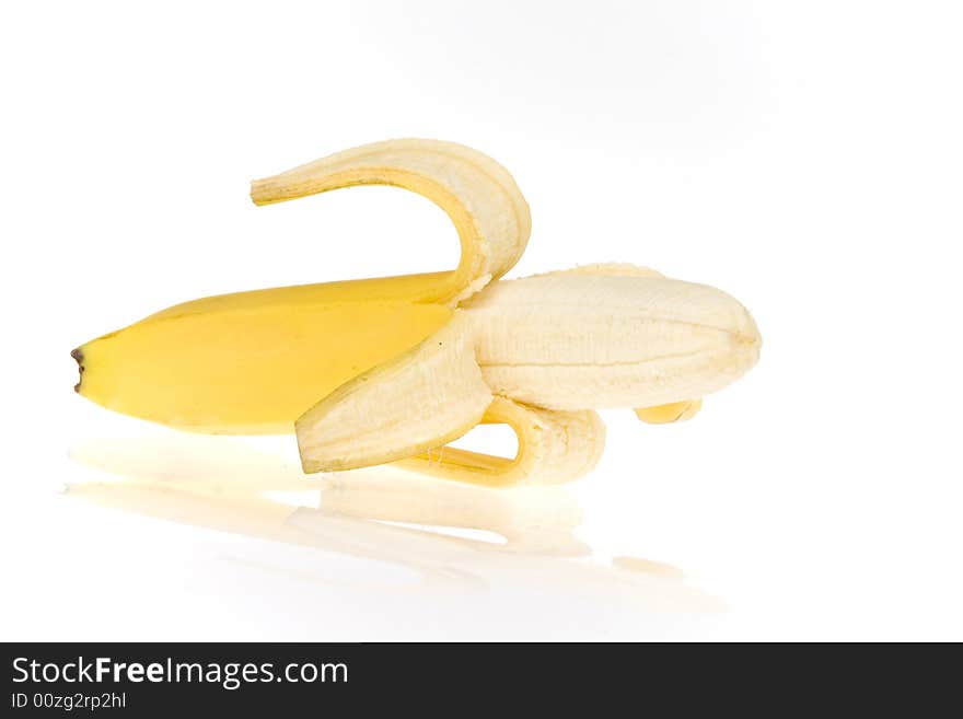 Half Peeled Banana