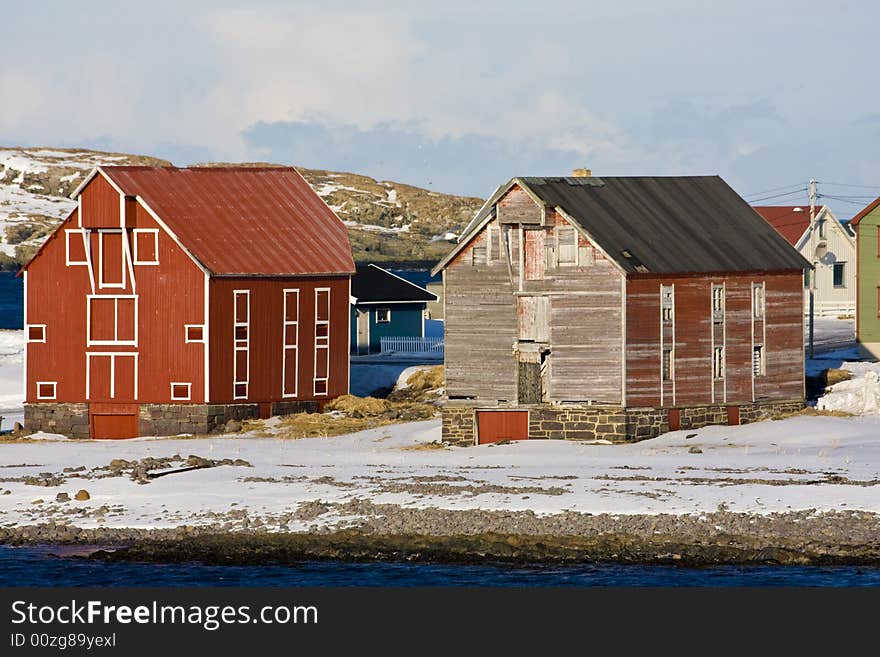 Depots at the port, Norway