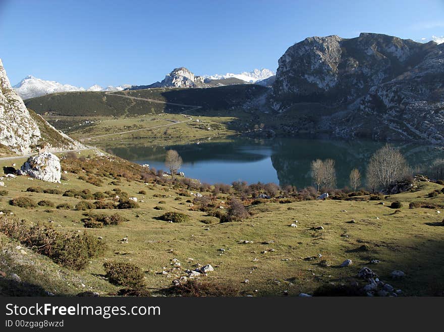 Lake in a mountains