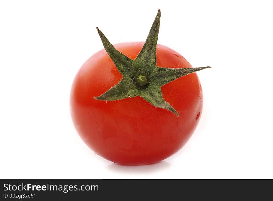 Fresh tomato isolated on white background. Fresh tomato isolated on white background