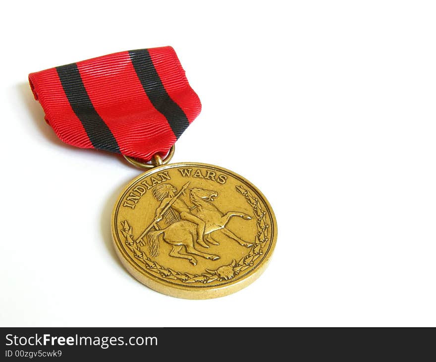 Indian of the  war medal. Indian of the  war medal