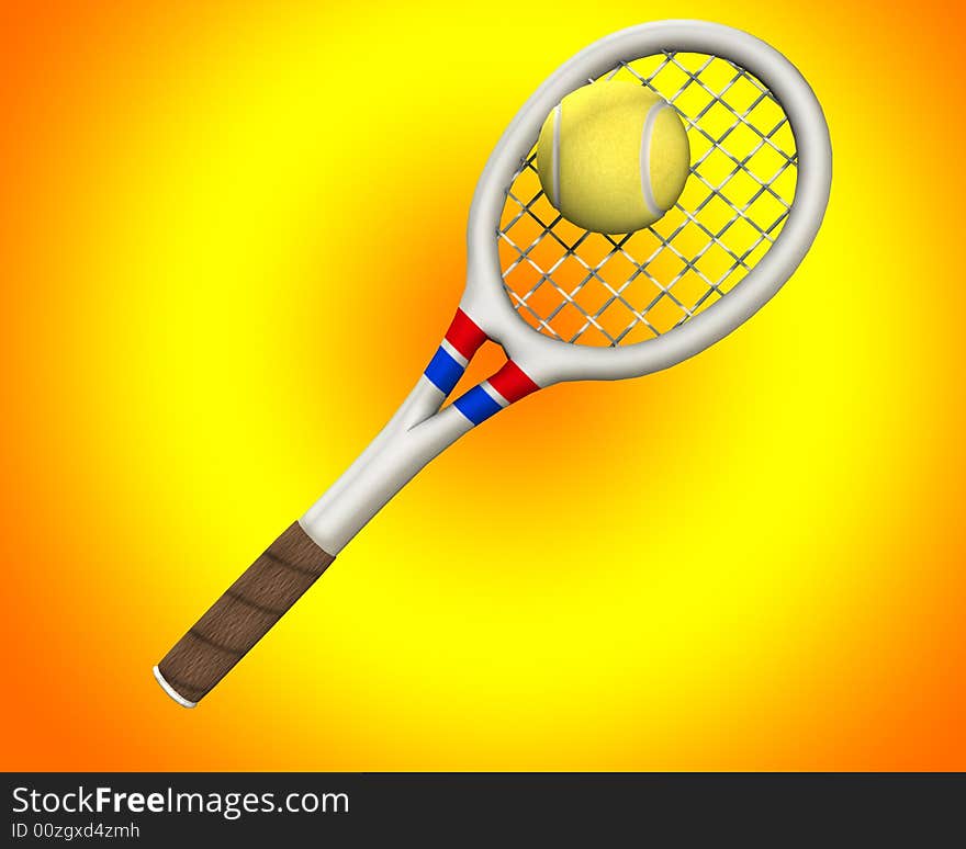 An image of a tennis racket about to hit a tennis ball. An image of a tennis racket about to hit a tennis ball.