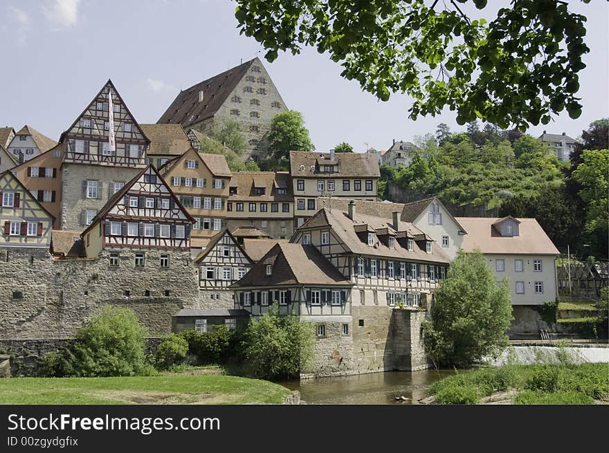 Schwaebisch Hall is one of the most beautiful medieval towns in the western part of Germany.