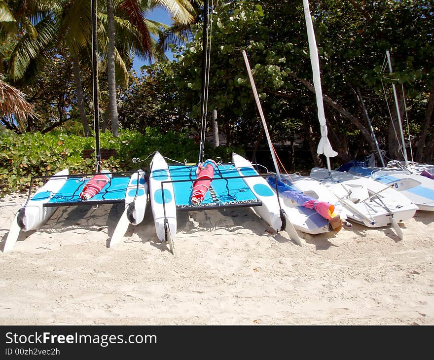 Beached Sailboats