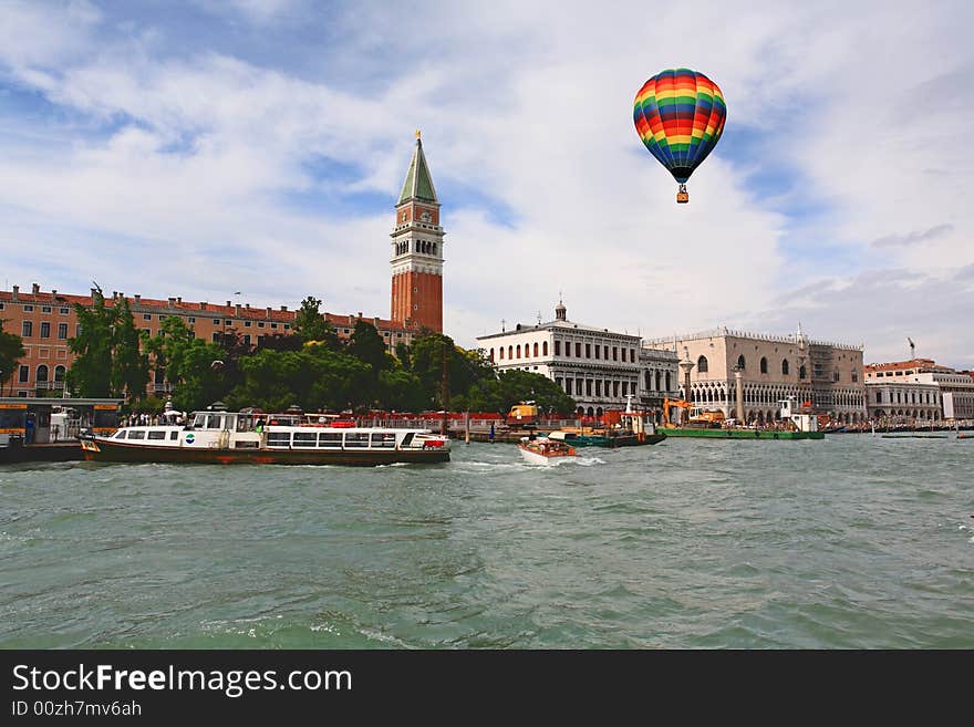 The San Marco Plaza in Venice Italy. The San Marco Plaza in Venice Italy