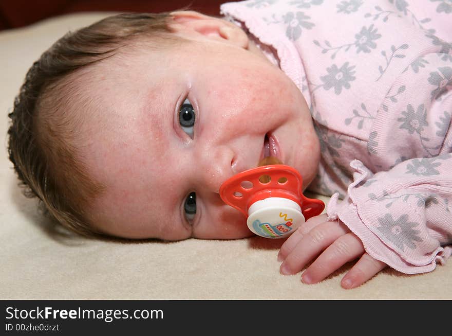 Baby With Pacifier