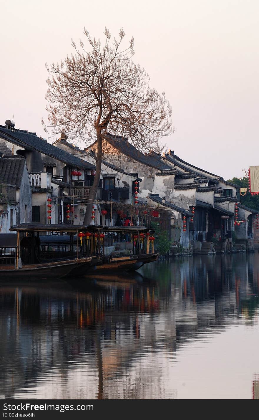 The beautiful town in china