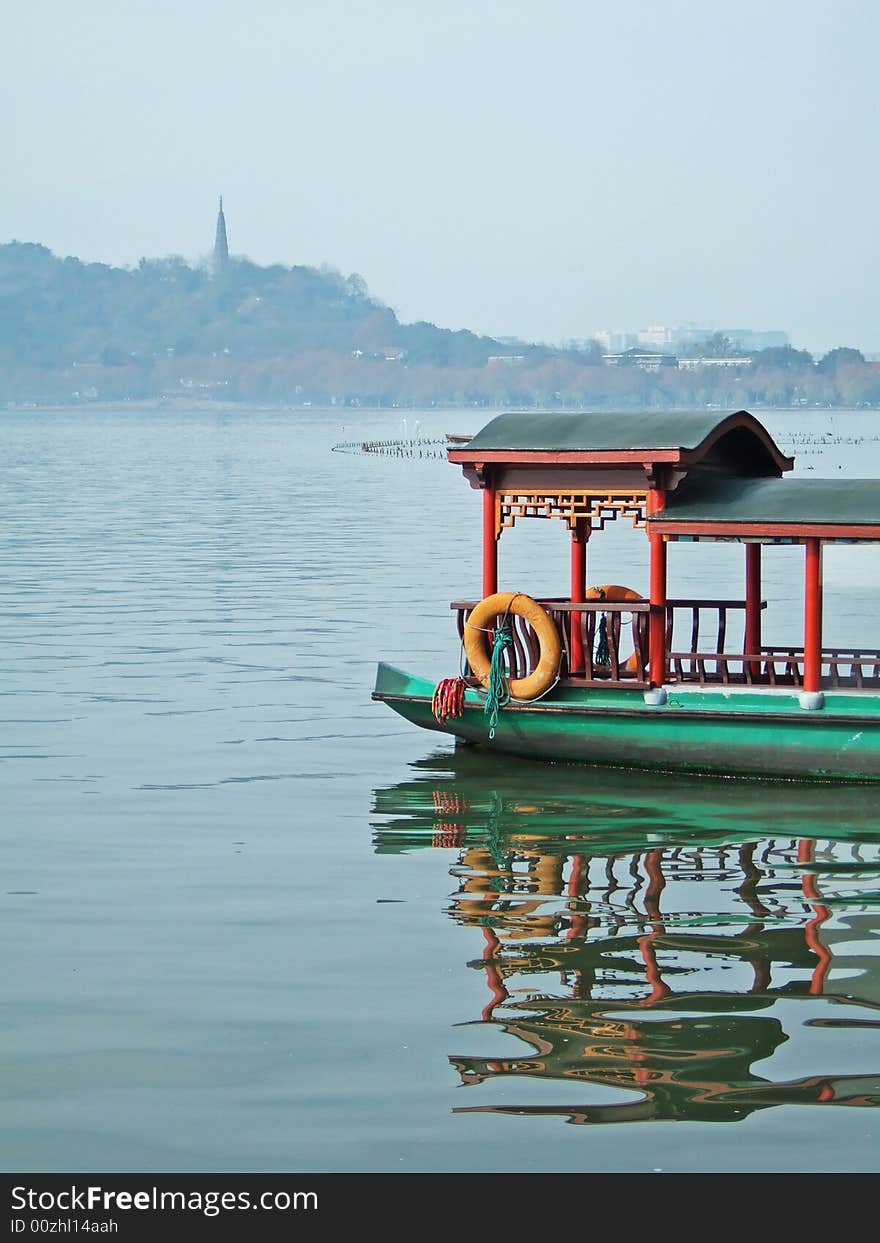 Boat On The Xizi Lake