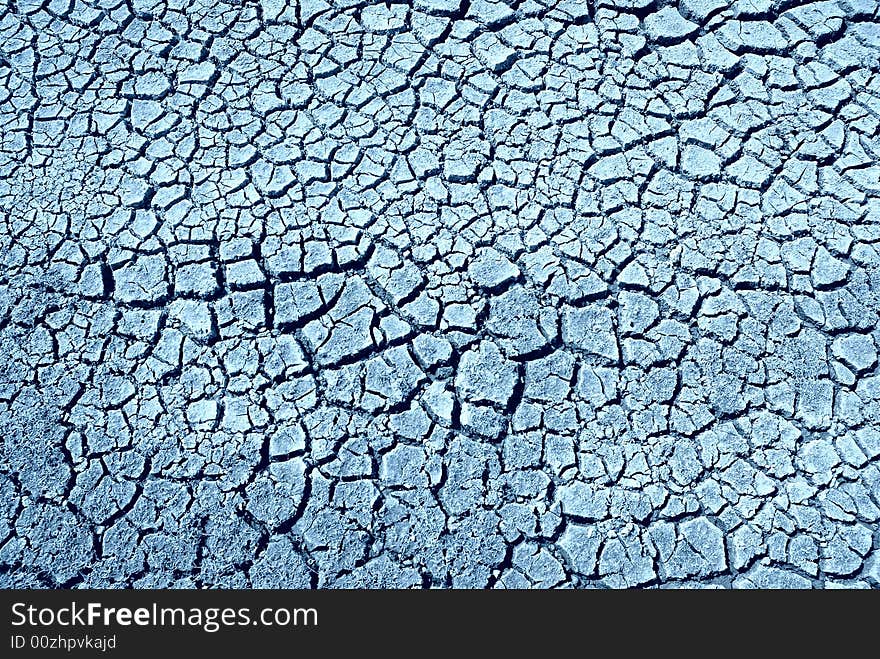 Cracked earth texture and background