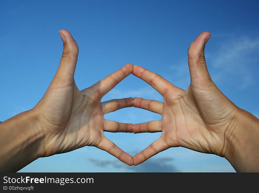 Image of symbol of office hands