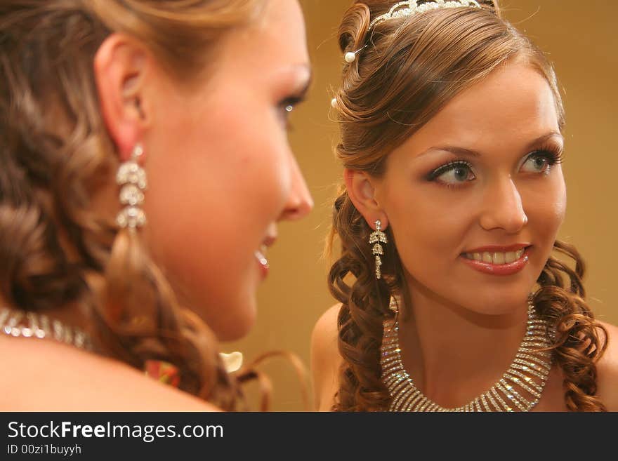 Bride In Wedding Dress