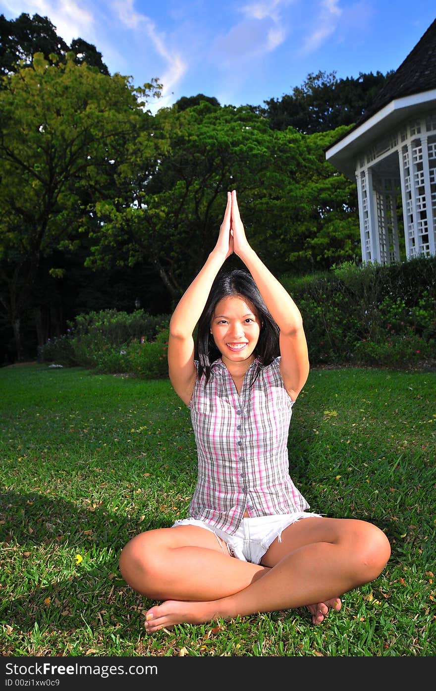 Girl Doing Yoga 5