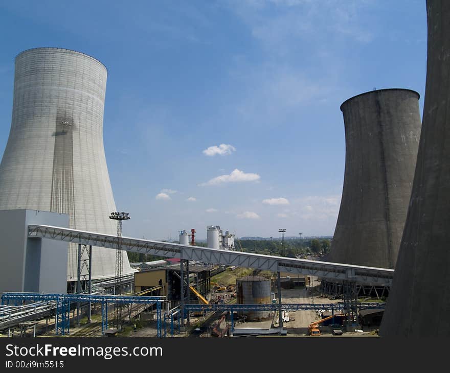 Cooling Towers at an electricity generating station